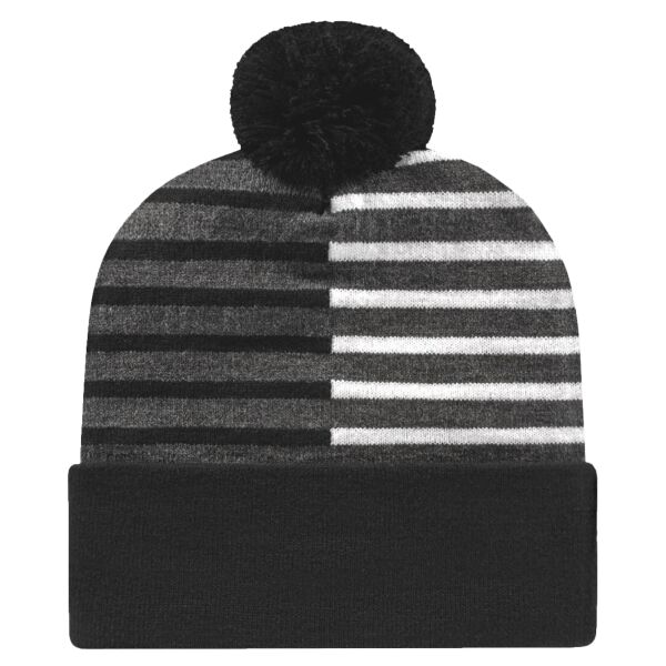 USA-Made Half Color Beanie Thumbnail