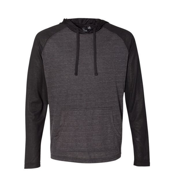 Unisex Yarn-Dyed Hooded Raglan T-Shirt Thumbnail