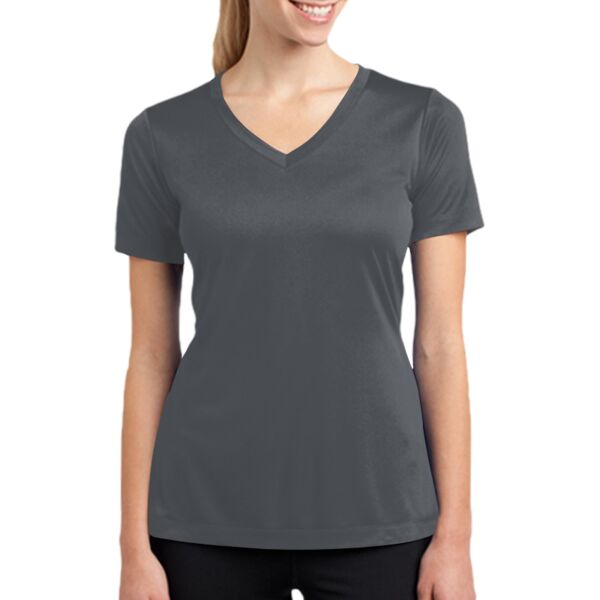 Ladies PosiCharge ® RacerMesh ® V Neck Tee Thumbnail
