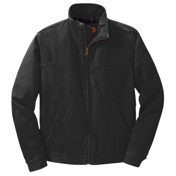 Washed Duck Cloth Flannel Lined Work Jacket Thumbnail